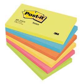 Blocco foglietti Colori Energy - 655-TFEN - 76 x 127 mm - 72 gr - colori assortiti - 100 fogli - Post-it