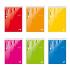 74069 Blocco note Derby - bianco - 150 x 210mm - 60gr - 70 fogli - BM