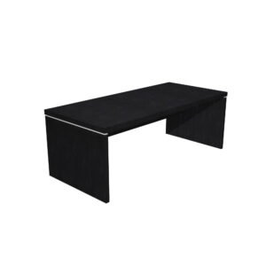 Scrivania direzionale Prestige - 180 x 90 x 74 cm - nero venato