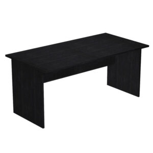 Scrivania Easy - lineare - 160 x 80 x 72 cm - nero venato