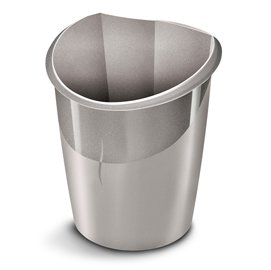 75089 Cestino gettacarte Ellypse Xtra Strong - altezza 38 cm - 15 L - grigio talpa - CEP
