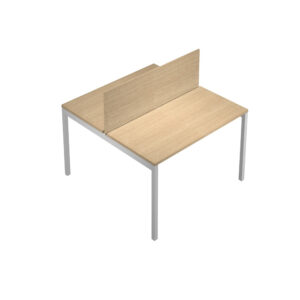 Pannello divisorio Agorà - per scrivania multiple - 120 x 32 cm - rovere