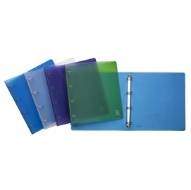 Raccoglitore 2ndLife - 22 x 30 cm - 4 anelli tondi 30 mm - dorso 4 cm - mix 4 colori - Favorit