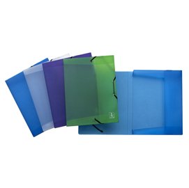 77443 Cartella 3 lembi con elastico angolare 2ndLife - 22 x 30 cm - dorso 2