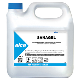 78460 Detergente igienizzante Sanagel - Alca - tanica da 3 kg