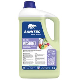 82768 Detersivo liquido Lavatrice Washdet Muschio Bianco- 5 L - Sanitec