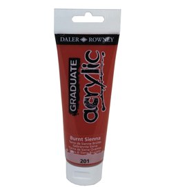 85498 Colore acrilico fine Graduate - 120 ml - terra di Siena bruciata - Daler Rowney