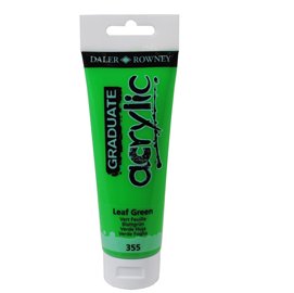 85503 Colore acrilico fine Graduate - 120 ml - verde foglia - Daler Rowney