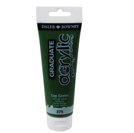 85504 Colore acrilico fine Graduate - 120 ml - verde vescica - Daler Rowney