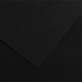 Foglio Colorline - 70x100 cm - 220 gr - nero - Canson