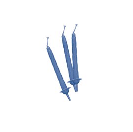 85977 Candeline con supporto - H 8 cm - celeste - Big Party - conf. 12 pezzi