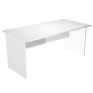 Scrivania Easy - lineare - 120 x 80 x 72 cm - bianco