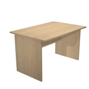 Scrivania Easy - lineare - 120 x 80 x 72 cm - rovere