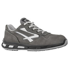 Calzatura di sicurezza Kick S3 - pelle nabuk naturale - taglia 48 - grigio - U-Power