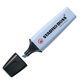 90334 Evidenziatore Stabilo Boss Pastel - tratto 2 - 5 mm - azzurro ghiaccio 70 - Stabilo