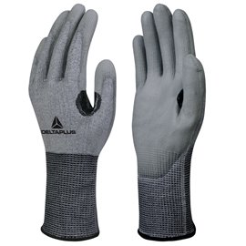 Guanti antitaglio Venicut F03 - maglia Xtrem Cut - palmo in poliuretano - taglia 09 - grigio - Deltaplus