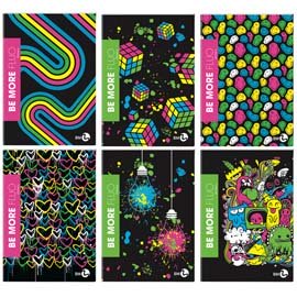 Maxiquaderno Be more Fluo - A4 - rigo di 1a - 36+2 fogli - 100gr - BM