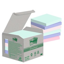 94385 Blocco Post-it Green - 654-1GB - 76 x 76 mm - natural - 100 fogli - Post-it - conf. 6 pezzi