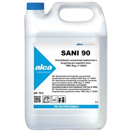Disinfettante concentrato Sani 90 - battericida - fungicida - 5 L - Alca