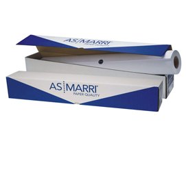 Carta plotter J.90S - 610 mm x 50 mt - 90 gr - inkjet - opaca - bianco - As Marri