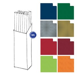 Rotolo carta regalo Ecocolor - 3 x 1 m - colori assortiti - Rex Sadoch