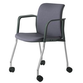 96464 Seduta attesa Nik NIC4R - con braccioli inclusi - antracite - Unisit