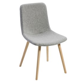 96555 Poltroncina visitatore Tosca TO4L - senza braccioli - grigio chiaro - Unisit