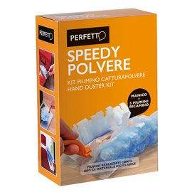 99820 Piumino Speedy polvere - con 5 ricambi - Perfetto
