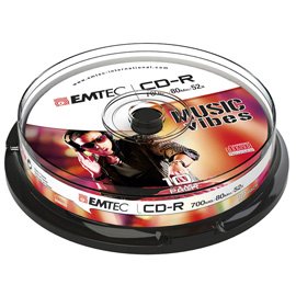 Emtec - CD-R - ECOC801052SL - 80min/700mb