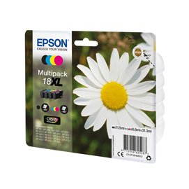 Epson - Cartuccia ink - 18XL - C/M/Y/K - C13T18164012 - C/M/Y 6