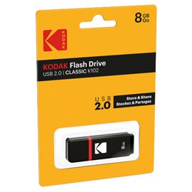 KODD8GK102 Kodak - Memoria Usb 2.0 - EKKMMD8GK102 - 8GB