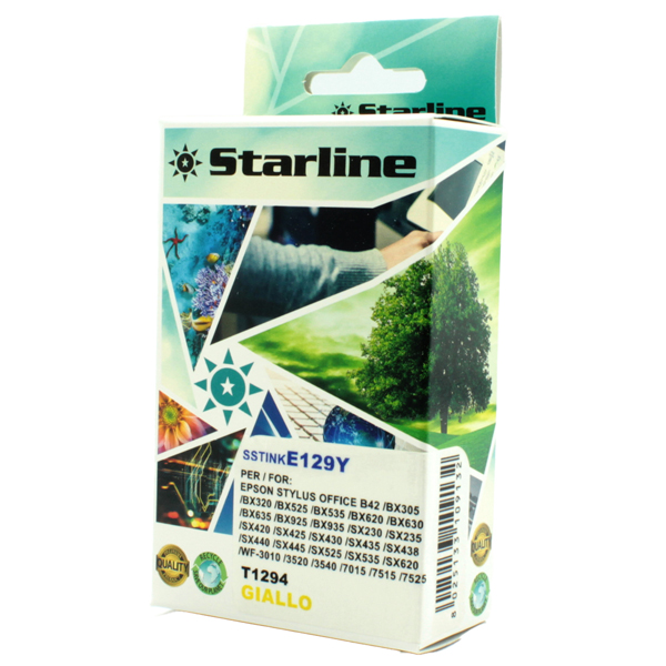 SSTINKE129Y Starline - Cartuccia ink - per Epson - Giallo - C13T12944012 - T1294 - 10ml