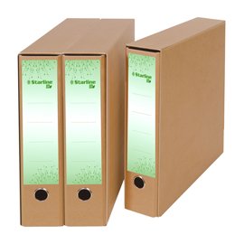 STL6013 Registratore commerciale/UNI - Eco - dorso 5 cm - avana - Starline