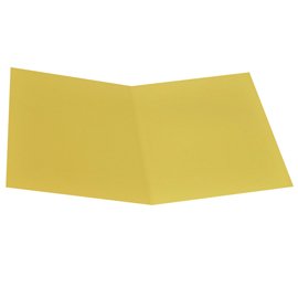Cartellina semplice - 200 gr - A4 - cartoncino bristol - giallo sole - Starline - conf. 50 pezzi