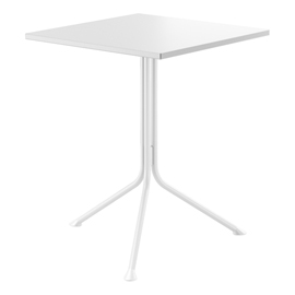 Tavolo basso ribaltabile quadrato Lemon - 75 x 69 x 69 cm - avorio - Unisit