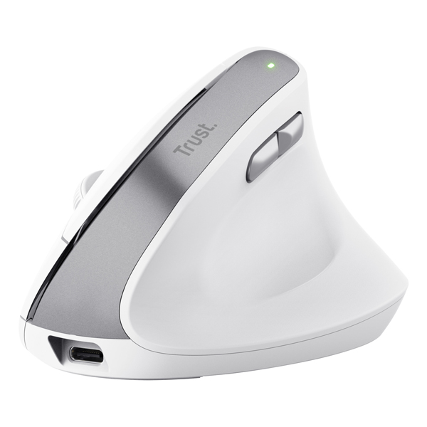 102849 Mouse Ergonomico Bayo II wireless - bianco - Trust