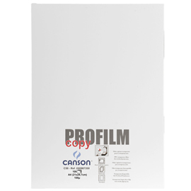 Lucidi C50 Profilm Copy per fotocopiatrici bianco/nero - 100 fogli A4 - senza retrofoglio - Canson