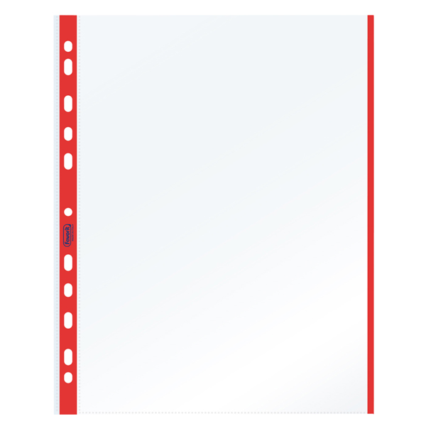 47356 Buste forate con banda colorata - Linear - buccia - 21 x 29