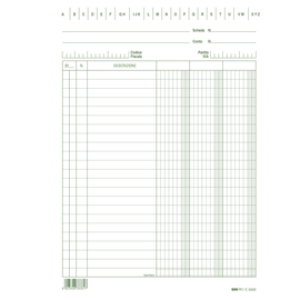 Schede - 3 colonne - 21 x 15 cm verticale - Edipro - conf. 100 pezzi