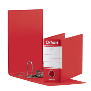 Registratore Oxford G81 - dorso 8 cm - memorandum 23 x 18 cm - rosso - Esselte