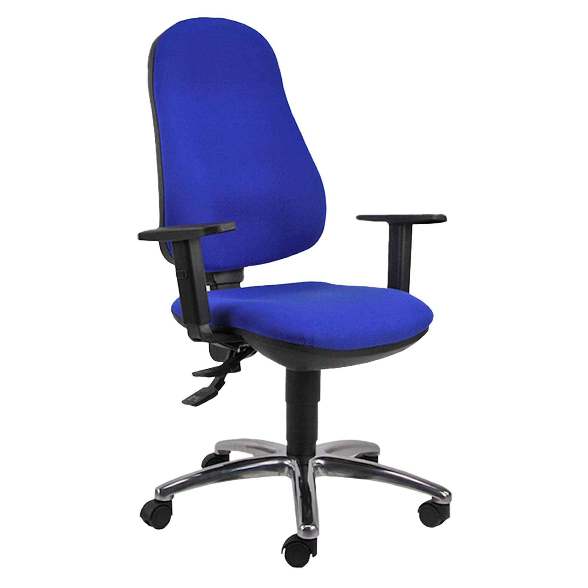 60909 Seduta operativa Ariel AISYC - con braccioli regolabili - blu - Unisit