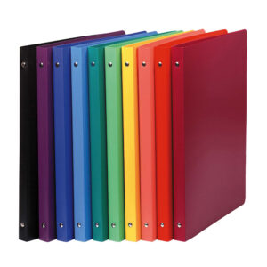 Raccoglitore OpaK - A4 Maxi - 4 anelli tondi 30 mm - PP opaco - dorso 4 cm - colori assortiti - Exacompta