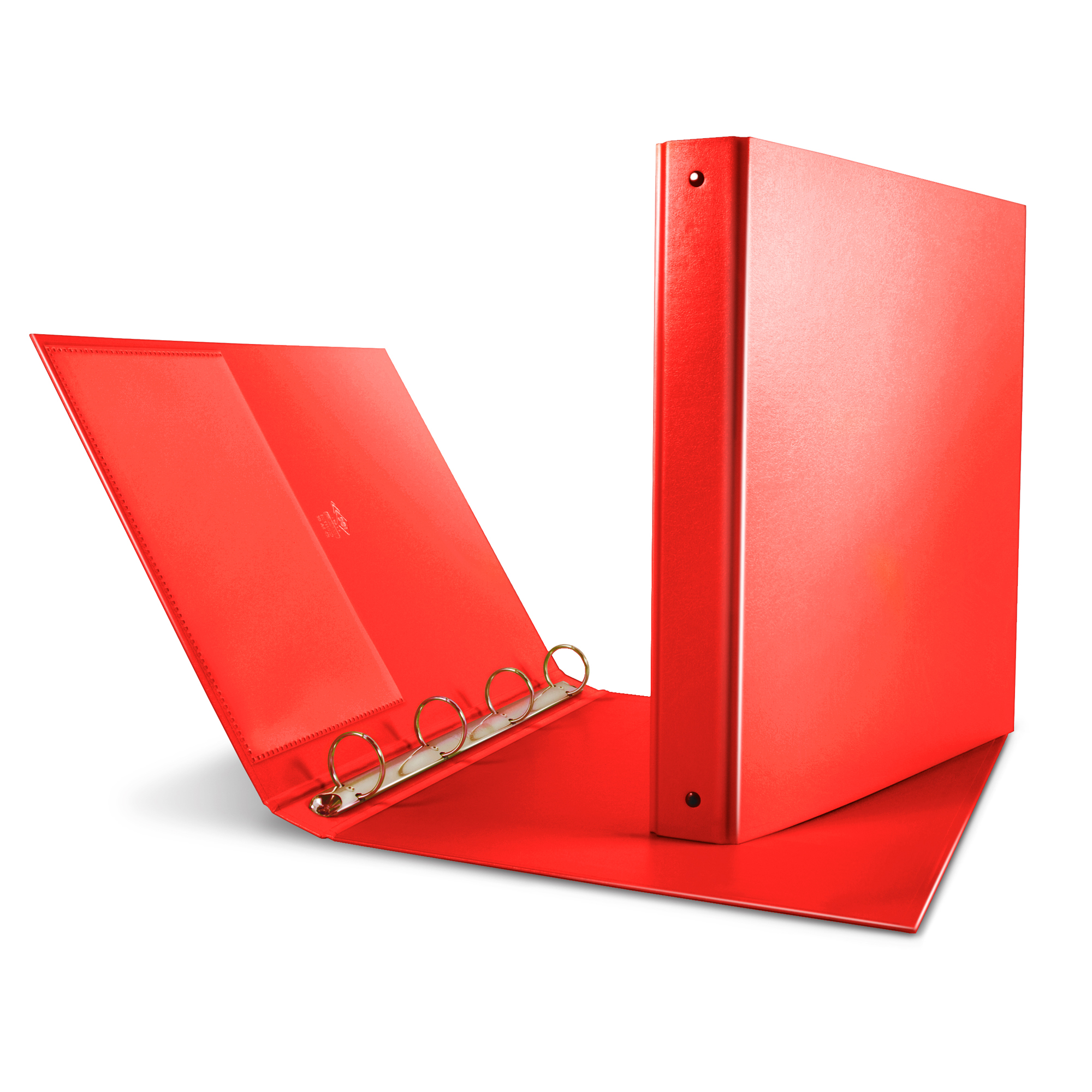 68029 Raccoglitore Nettuno - 22 x 30 cm - 4 anelli a D 17 mm - dorso 3 cm - rosso - Sei Rota