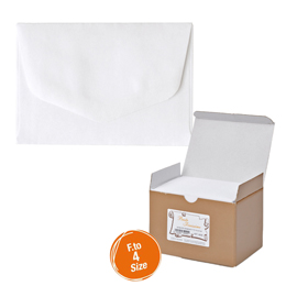 Scatola 100 buste bianche - Bristol - 7