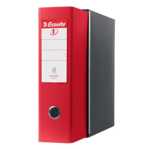 Registratore Eurofile G53 - dorso 8 cm - commerciale 23 x 30 cm - rosso vivida - Esselte