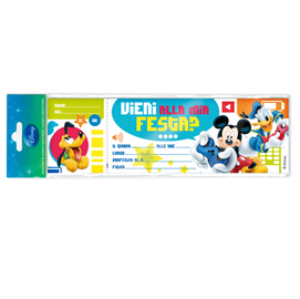 Blocchetto invito alla festa Mickey Disney - 24