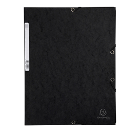 Cartella 3 lembi con elastico angolare - A4 - dorso 0