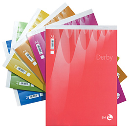 Blocco note Derby - 1 rigo - 150 x 210mm - 60gr - 70 fogli - BM