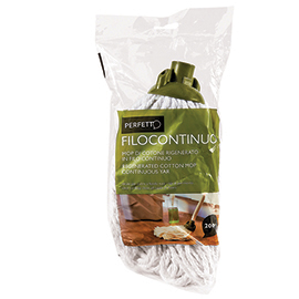 Mop Filocontinuo - cotone - 200 gr - bianco - Perfetto