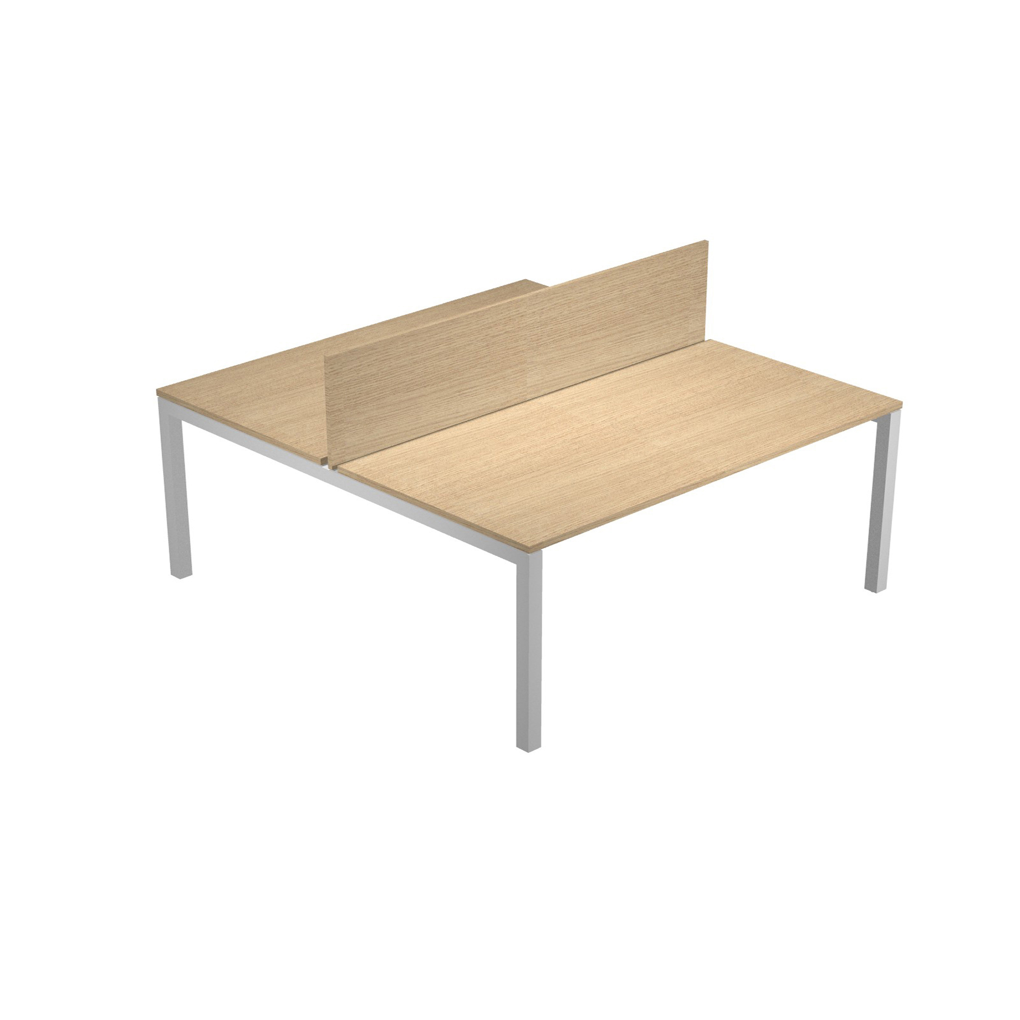 76685 Pannello divisorio Agorà - per scrivania multiple - 180 x 32 cm - rovere